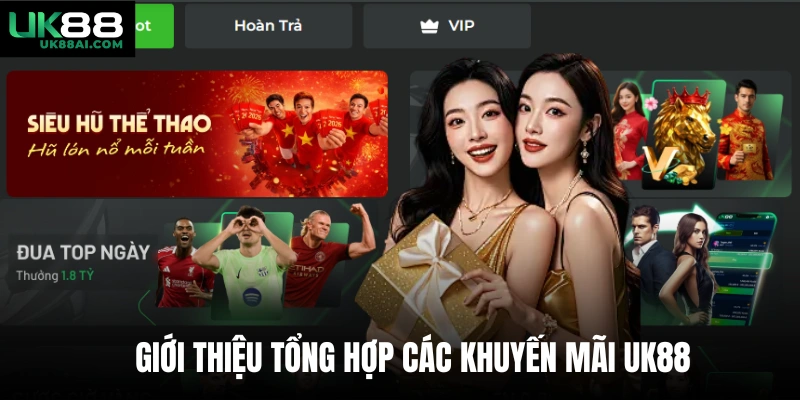 Giới thiệu tổng hợp các khuyến mãi UK88 
