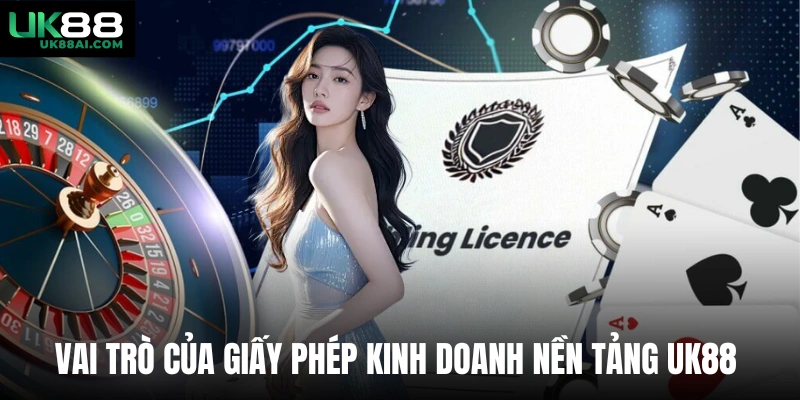 Vai trò giấy phép kinh doanh nền tảng UK88